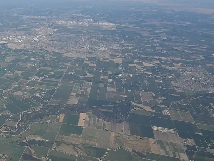 Manteca from the air