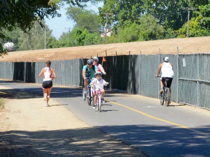 American River Parkway trail, Sacramento