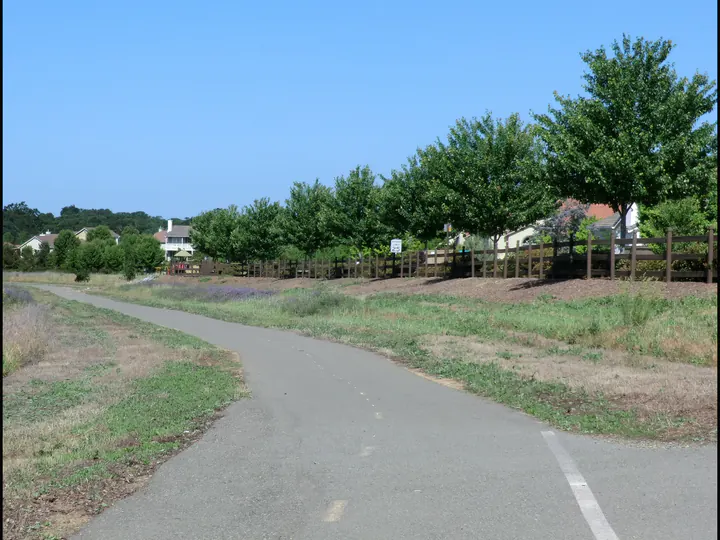Bike path near Dry Creek, Roseville