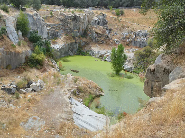 A granite quarry on Pacific Street, Rocklin