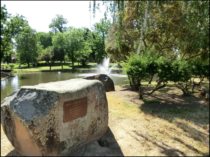 The pond at Hagan Community Park, Rancho Cordova