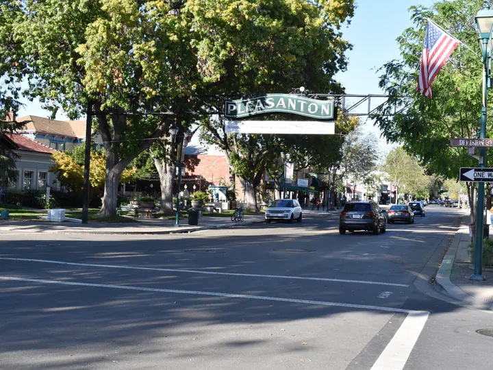 Main Street, downtown Pleasanton