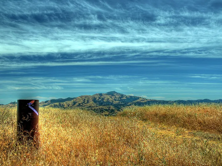 Mount Diablo from Eagle Peak, Las Trampas, Danville