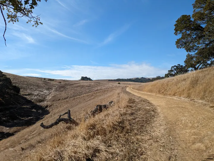 A trail on Mount Wanda, Martinez