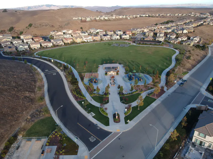 Schaefer Ranch Park, below Dublin Hills